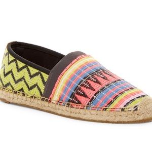 NWT Joy & Mario Electric Rainbow Espadrilles 6.5.